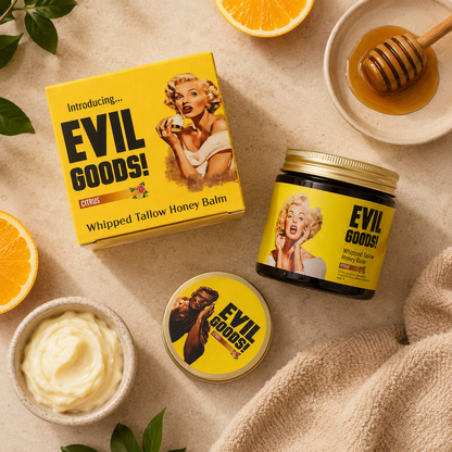 Evil Goods Citrus Bálsamo con Miel Manuka – Hidratación para Rostro y Cuerpo