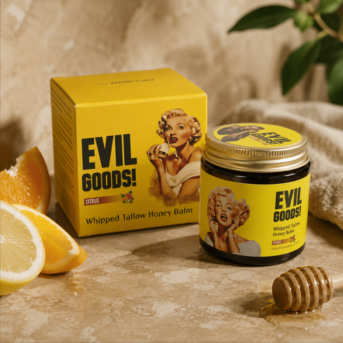 Evil Goods Citrus Bálsamo con Miel Manuka – Hidratación para Rostro y Cuerpo