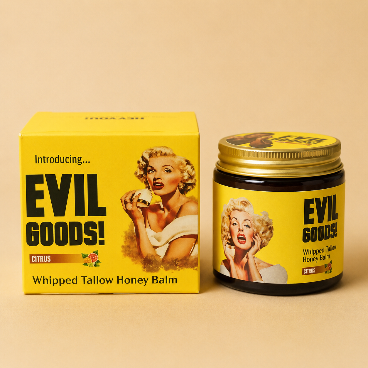 Evil Goods Citrus Bálsamo con Miel Manuka – Hidratación para Rostro y Cuerpo
